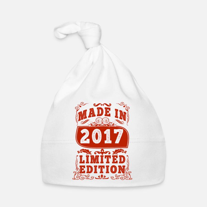 2017 Birthday 2017 Born In 2017 Birthday Organic Baby Cap