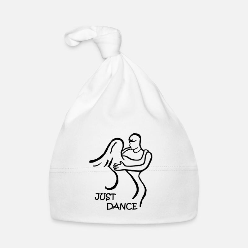 ZOUK-TANZ-GESCHENK JUST DANCE - Baby Bio-Mütze - Weiß