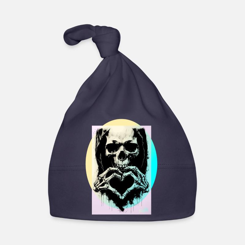 Das Herz des Todes ☠ Baby Bio-Mütze