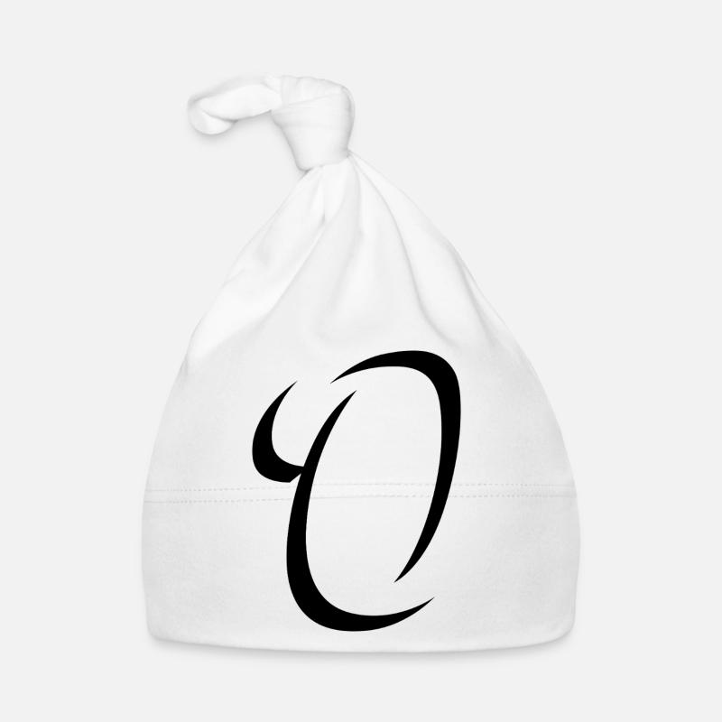 Lettre O, nom, la lettre O Bonnet bio Bébé