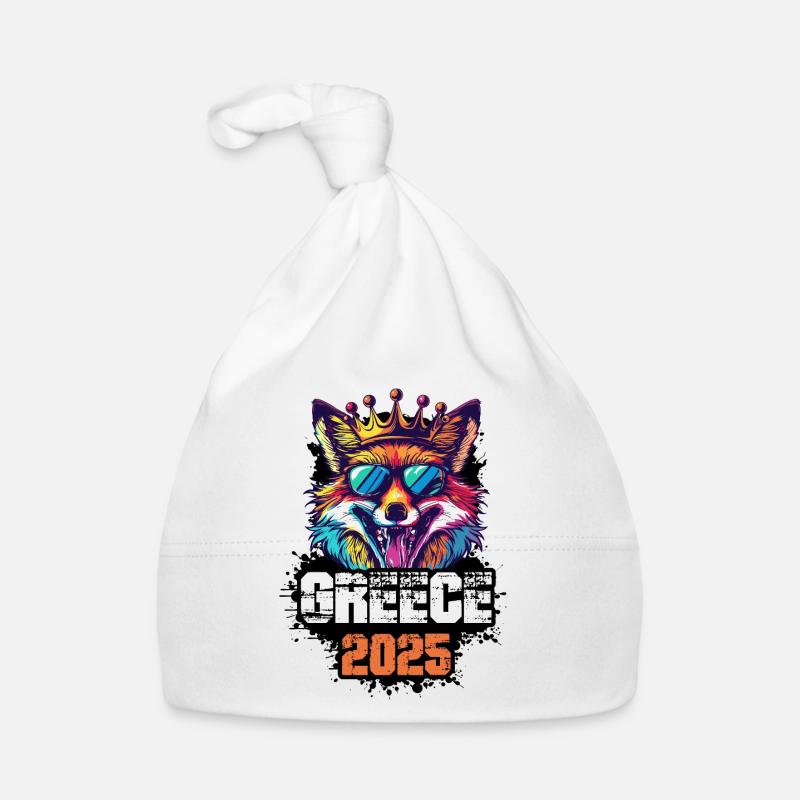 Grèce 2025 Vacances Renard Bonnet bio Bébé