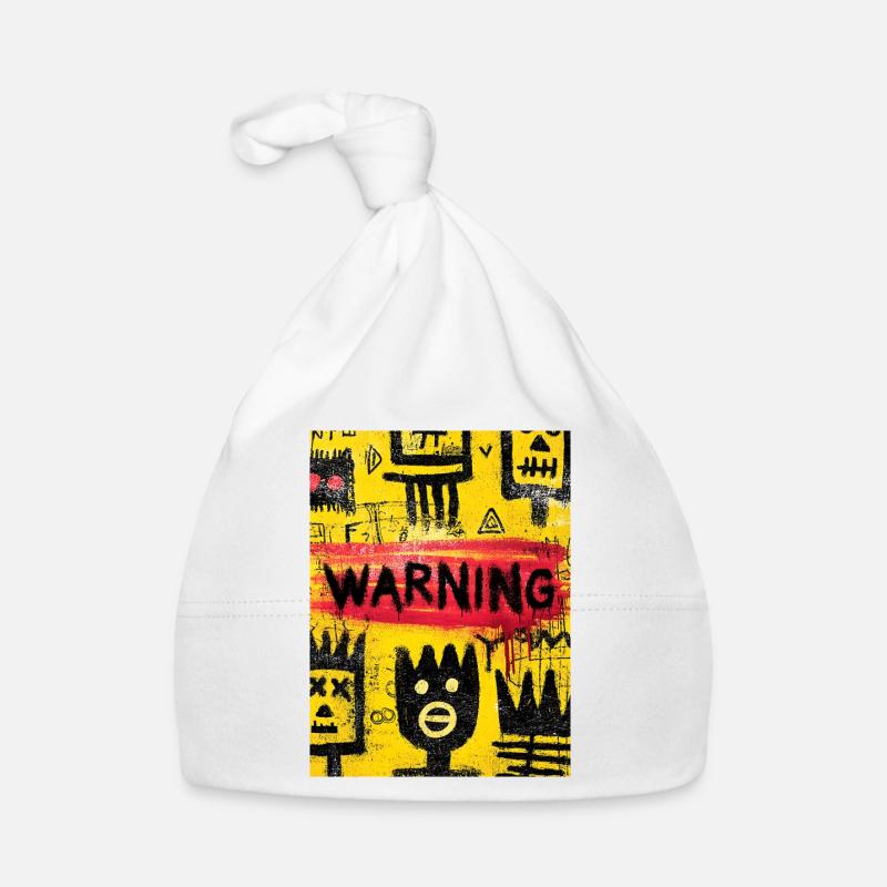 Visual Urban Graffiti Warning Organic Baby Cap