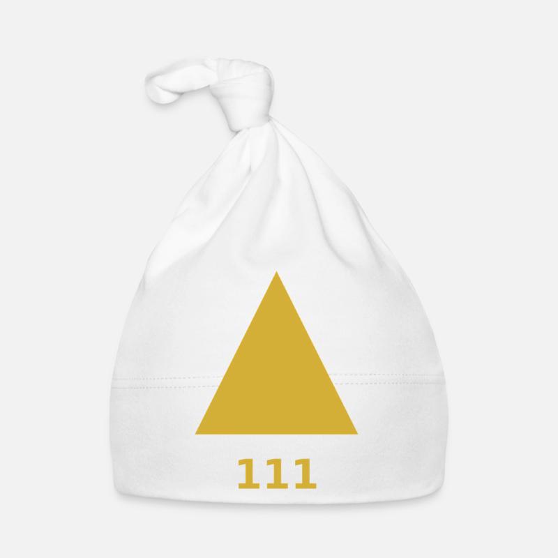 Minimalist Triangulate Levitate Illustration Organic Baby Cap