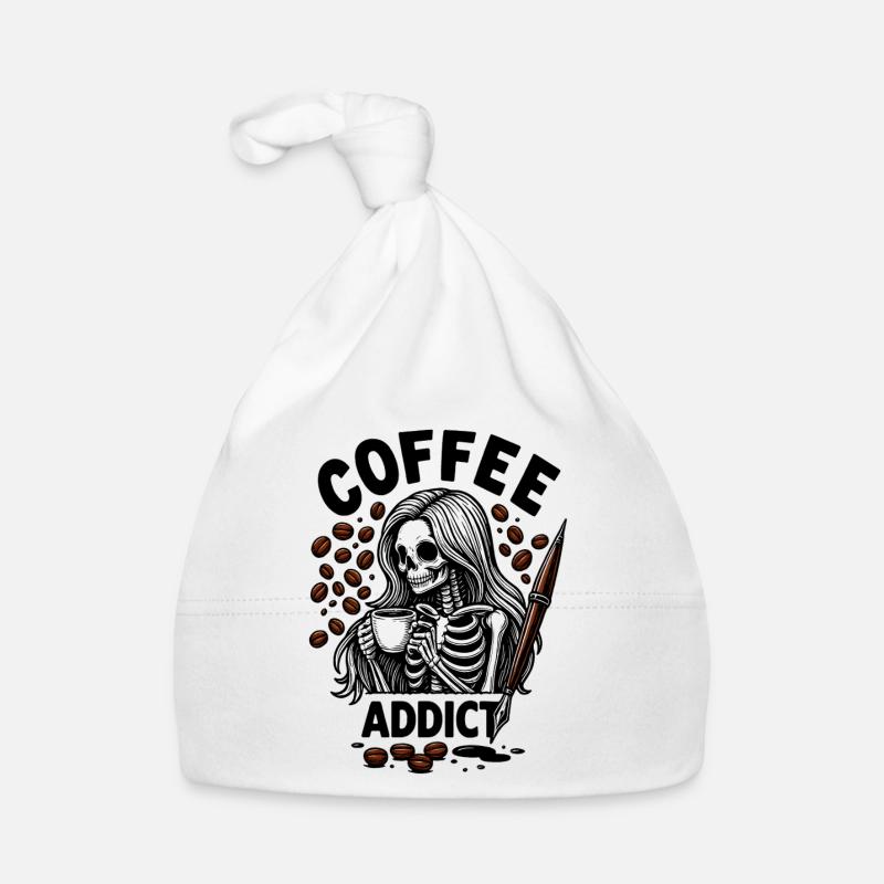 Coffee Till Death Organic Baby Cap