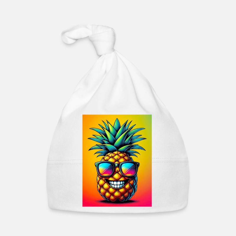 Pineapple Organic Baby Cap