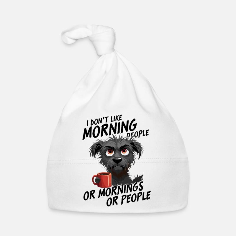 Café Chien Matin Imprimer Matin Grouch Bonnet bio Bébé