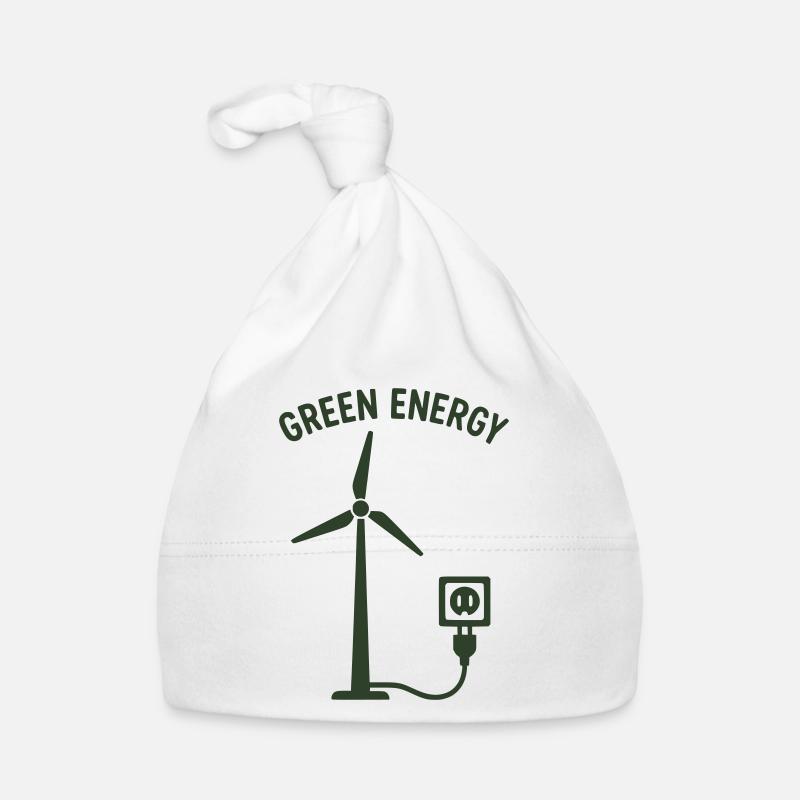 Green Energy Wind Power Socket Organic Baby Cap