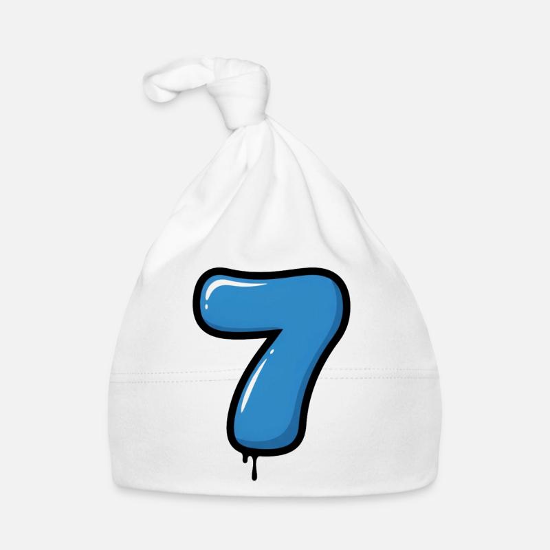 Blauer Ballon Die Sieben Baby Bio-Mütze