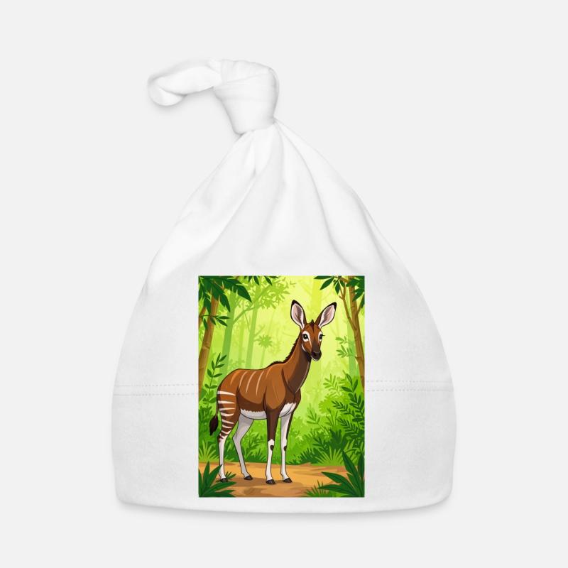 The mysterious rainforest creature with zebra  Baby Bio-Mütze