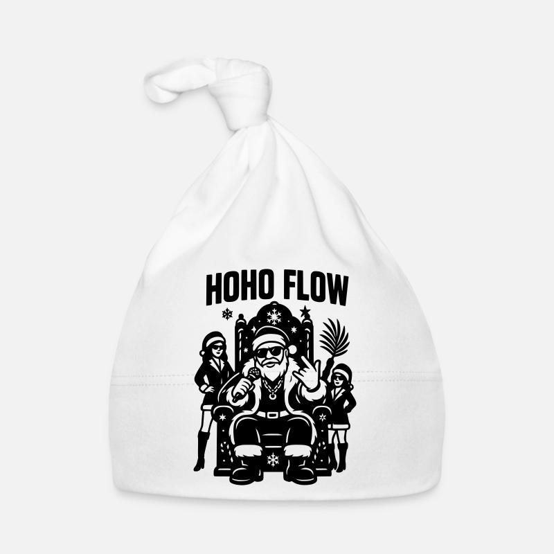 Santa Ho Ho Flow Rap Baby Bio-Mütze