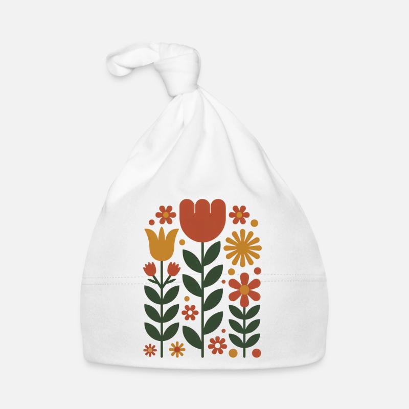 Flowers - Blooming Harmony Organic Baby Cap