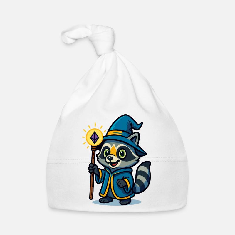 Randolf le mignon - Bonnet bio Bébé - blanc