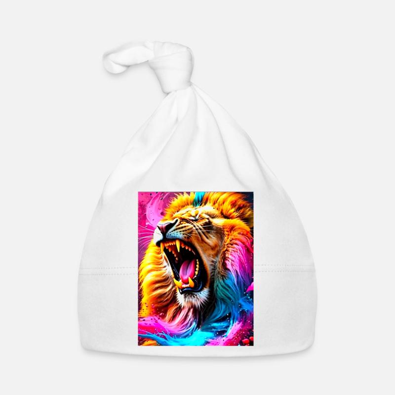 Rugissement intérieur  Bonnet bio Bébé