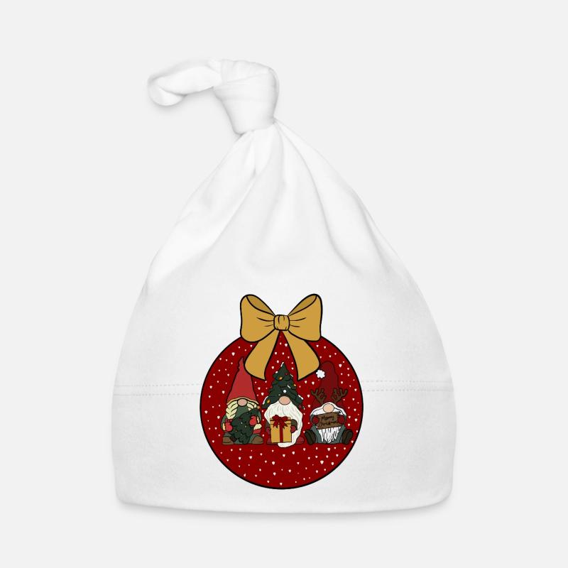 Weihnachtskugel  Baby Bio-Mütze