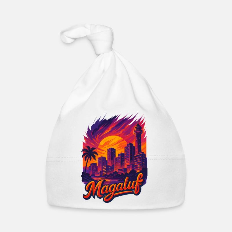 Magaluf Mallorca Malle Urlaub Sonne Geschenk Baby Bio-Mütze