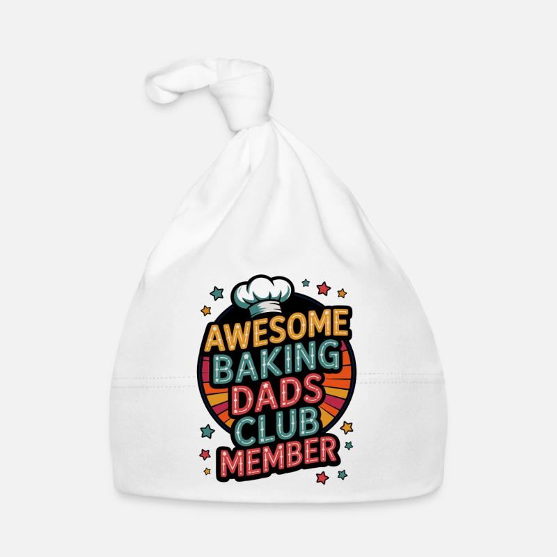 Backhelden Väter Club Mitglied Baby Bio-Mütze