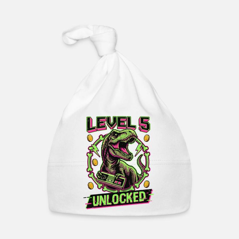 Level 5 Unlocked T-Rex Baby Bio-Mütze