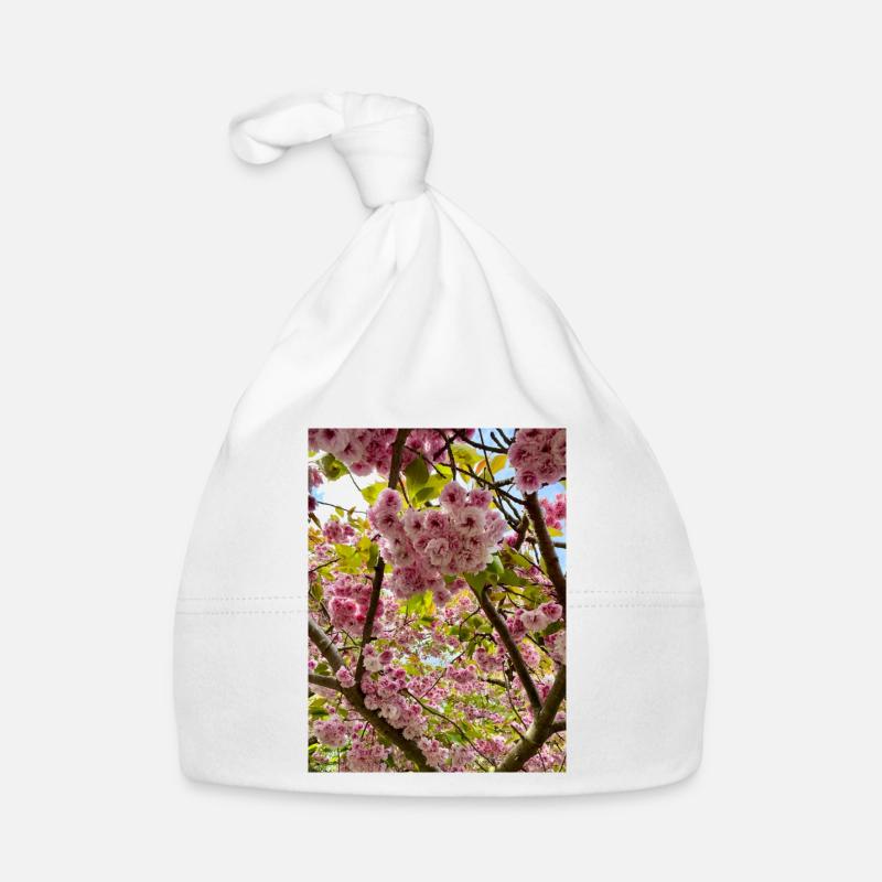 Cherry blossom magic in spring Organic Baby Cap