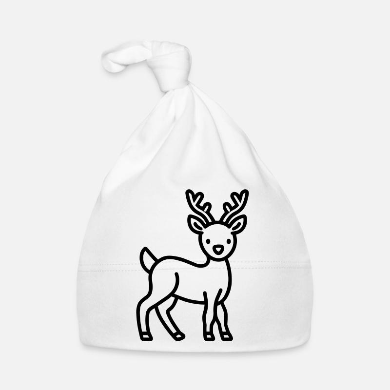 Hirsch Baby Bio-Mütze