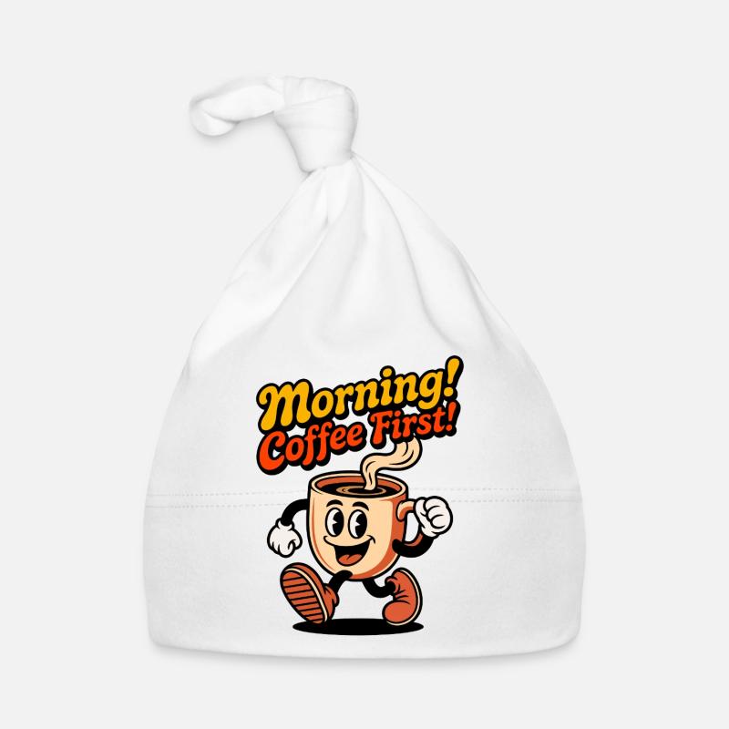 Morgenkaffee Erst! Baby Bio-Mütze
