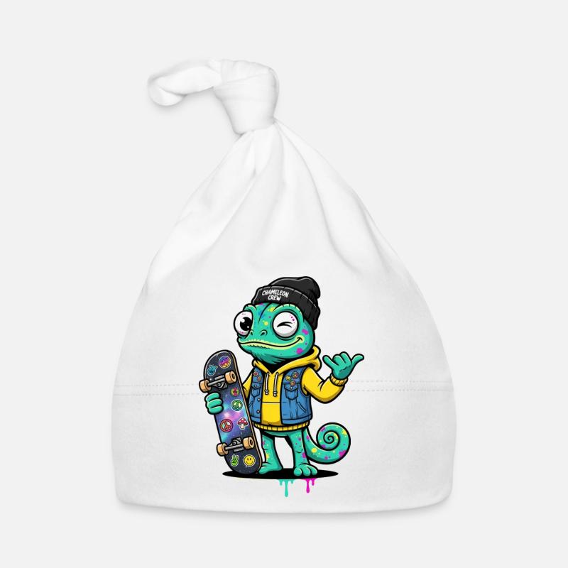 Jeu de couleur Chameleon Skate Crew Bonnet bio Bébé