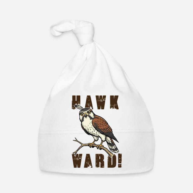 Klassischer Hawkward Hawk Hawk Humor Baby Bio-Mütze
