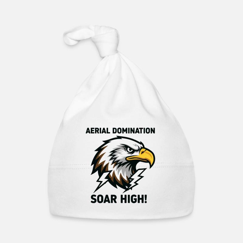 Aerial Domination Eagle Royal Force Organic Baby Cap