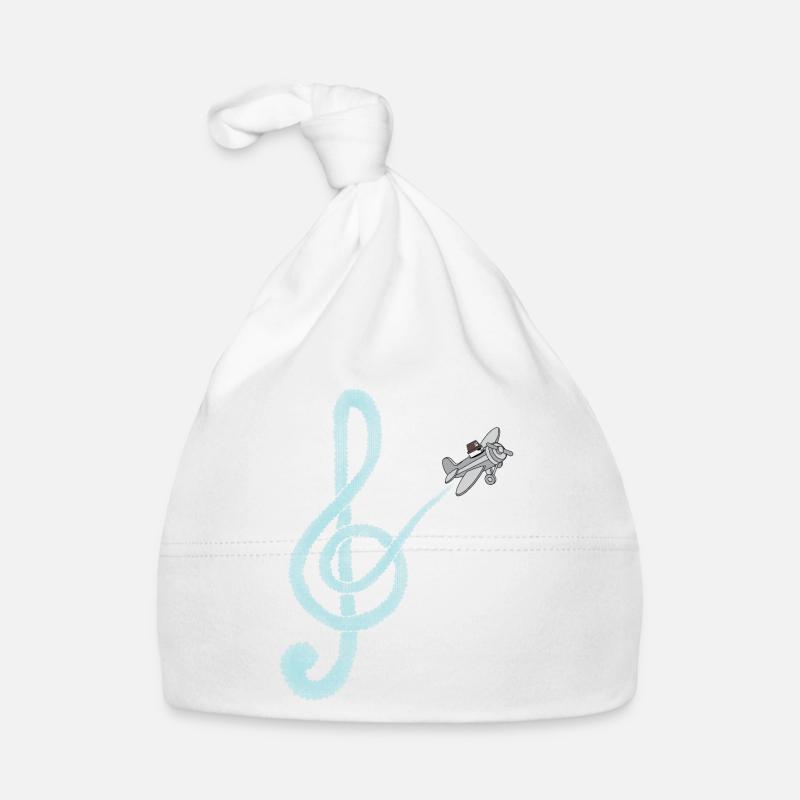 Aventure de Skybound Clef - Bonnet bio Bébé - blanc