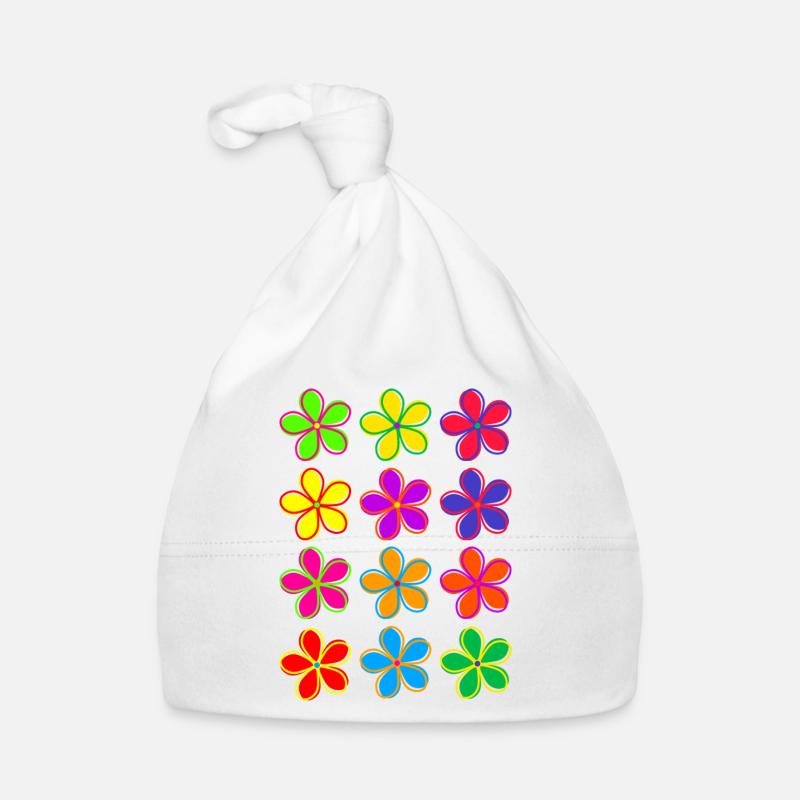 Gänseblümchen-Blumen Baby Bio-Mütze
