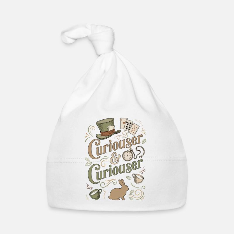 Alice Immer Neugieriger ("Curiouser") Baby Bio-Mütze