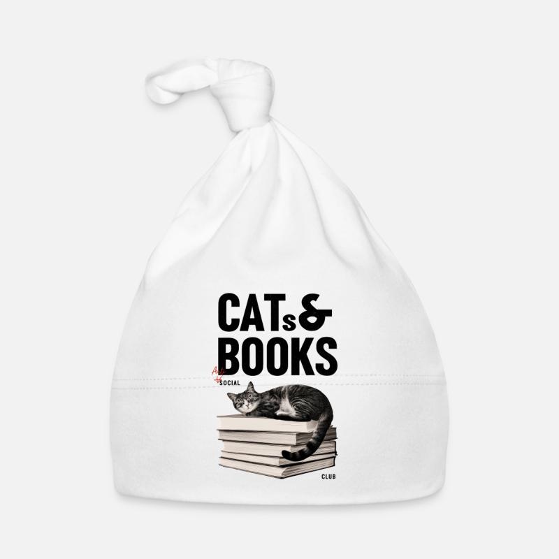 CHAT & LIVRES Bonnet bio Bébé