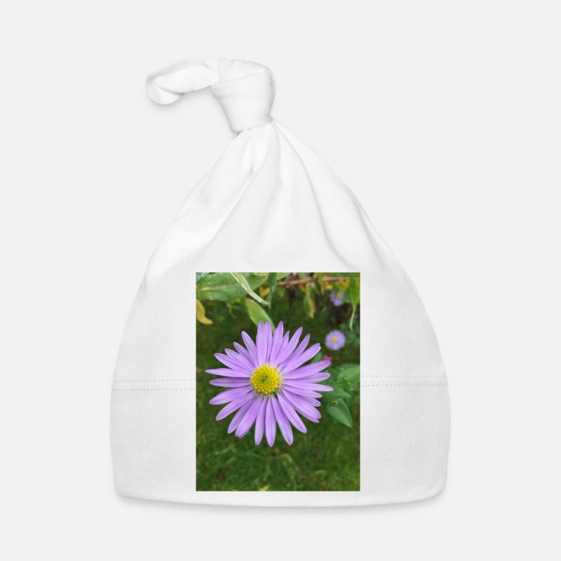 fleur pourpre Bonnet bio Bébé