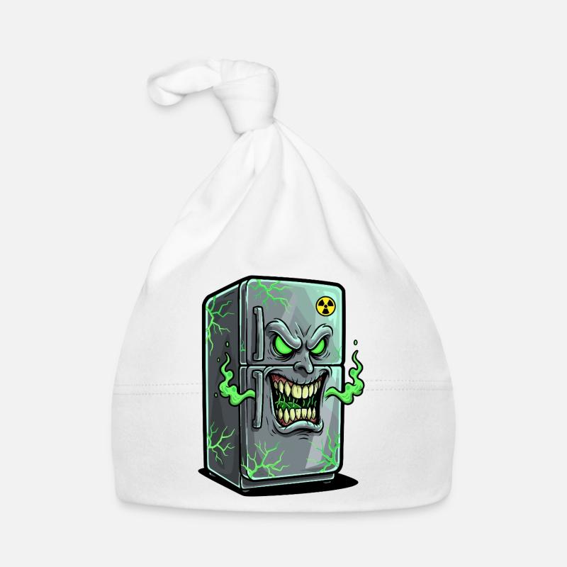 Grim Fridge: Green Ghosts Organic Baby Cap
