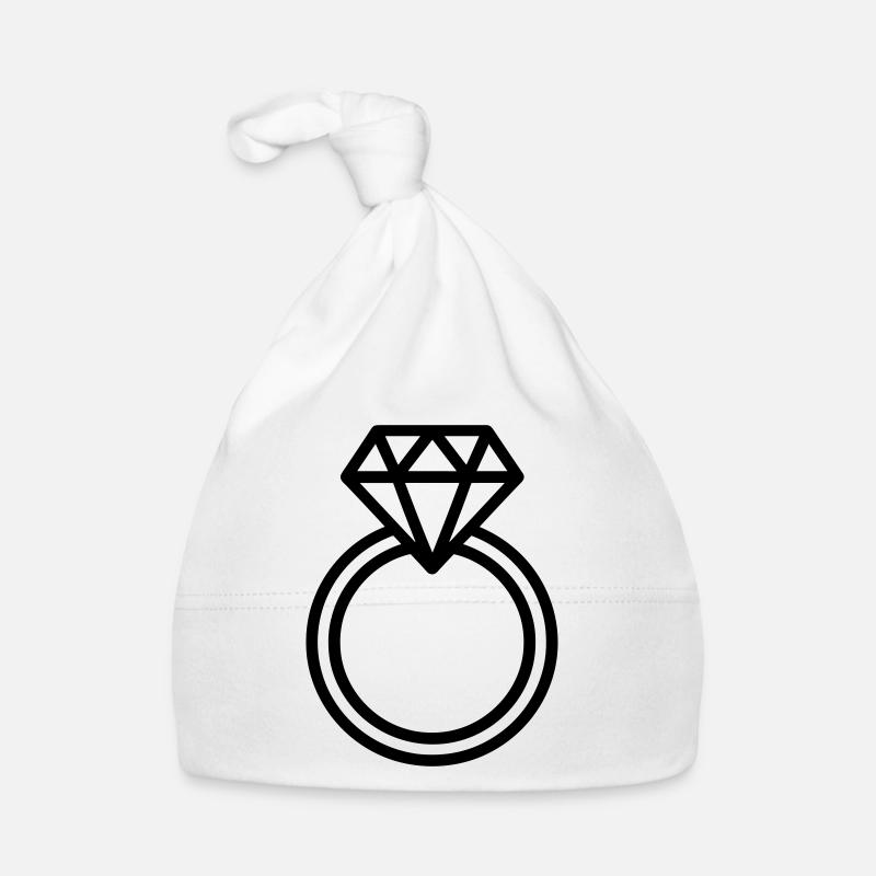 wedding ring, Organic Baby Cap