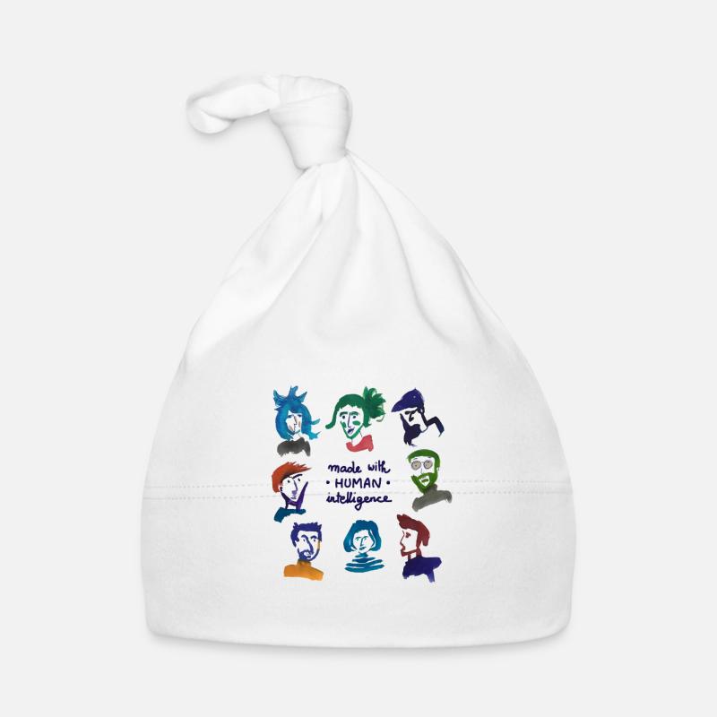 Colorful Heads – Human Intelligence Organic Baby Cap