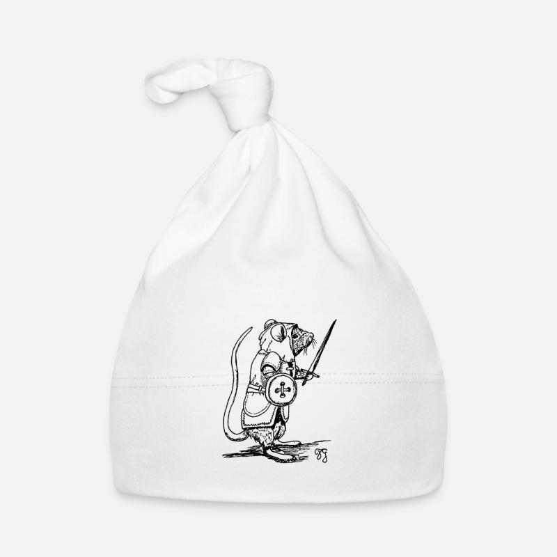 Chevalier Moustache Bonnet bio Bébé