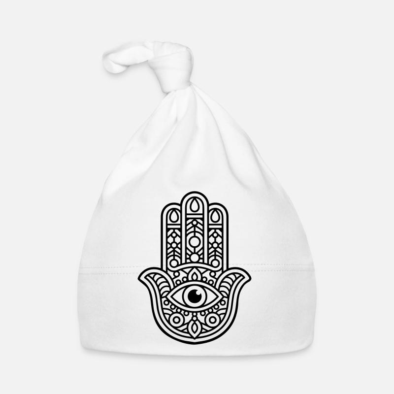 Hamsa sign Organic Baby Cap