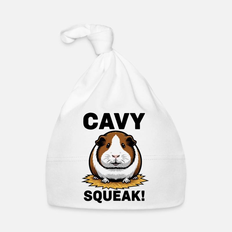 Cochon d'Inde Cavy Squeak Versuchskaninchen Baby Bio-Mütze