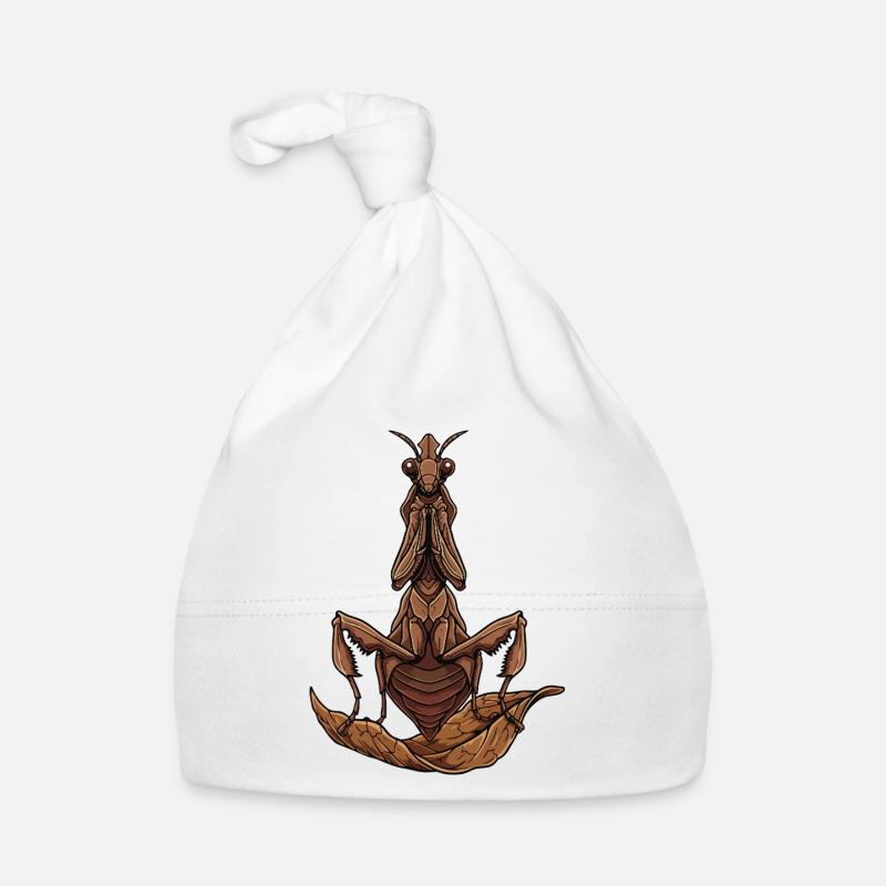 Mantis Dead Leaf Mantis Praying Insect Organic Baby Cap