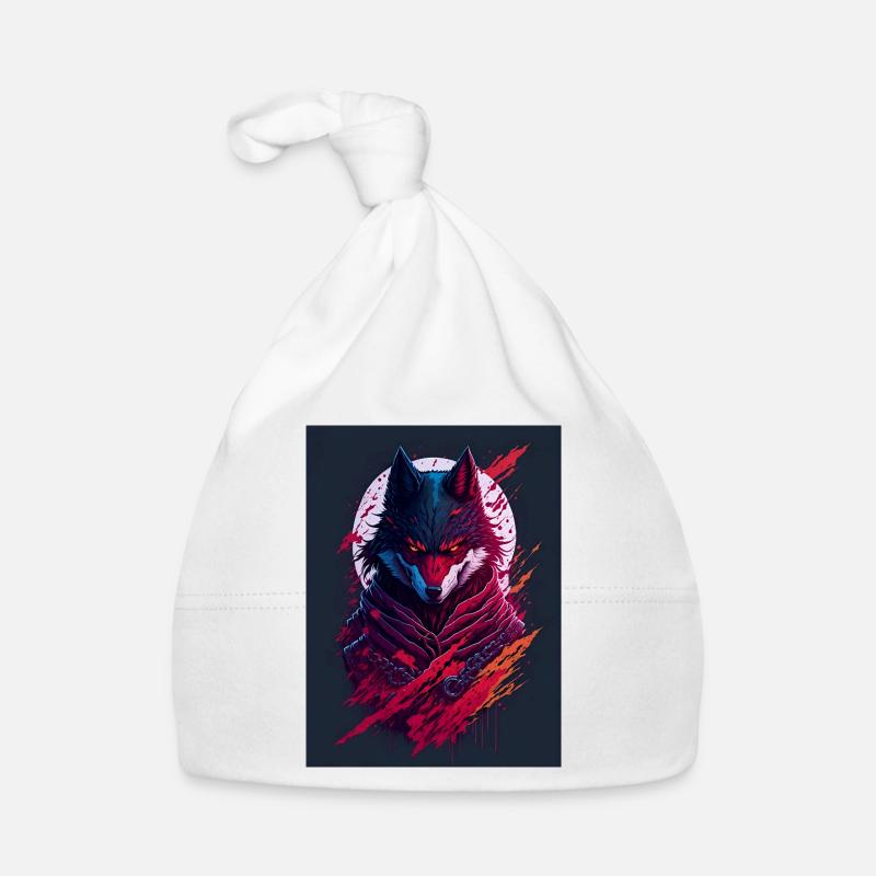 Esprit du Loup de la Lune de Sang Bonnet bio Bébé
