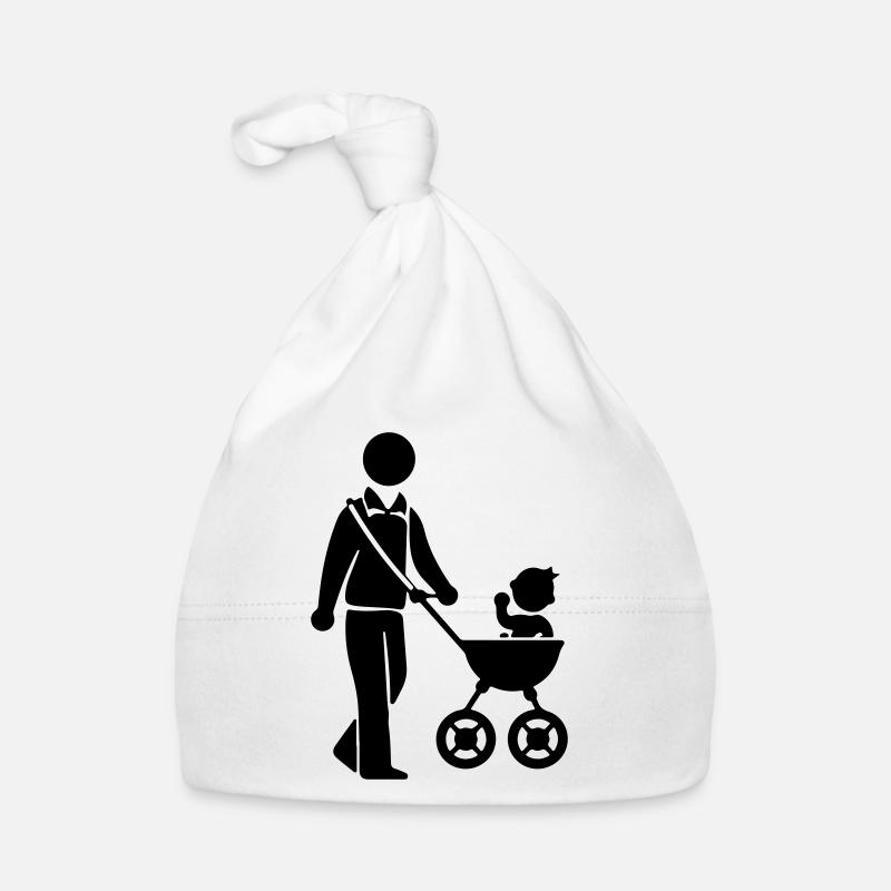 Papa poussette bébé Bonnet bio Bébé