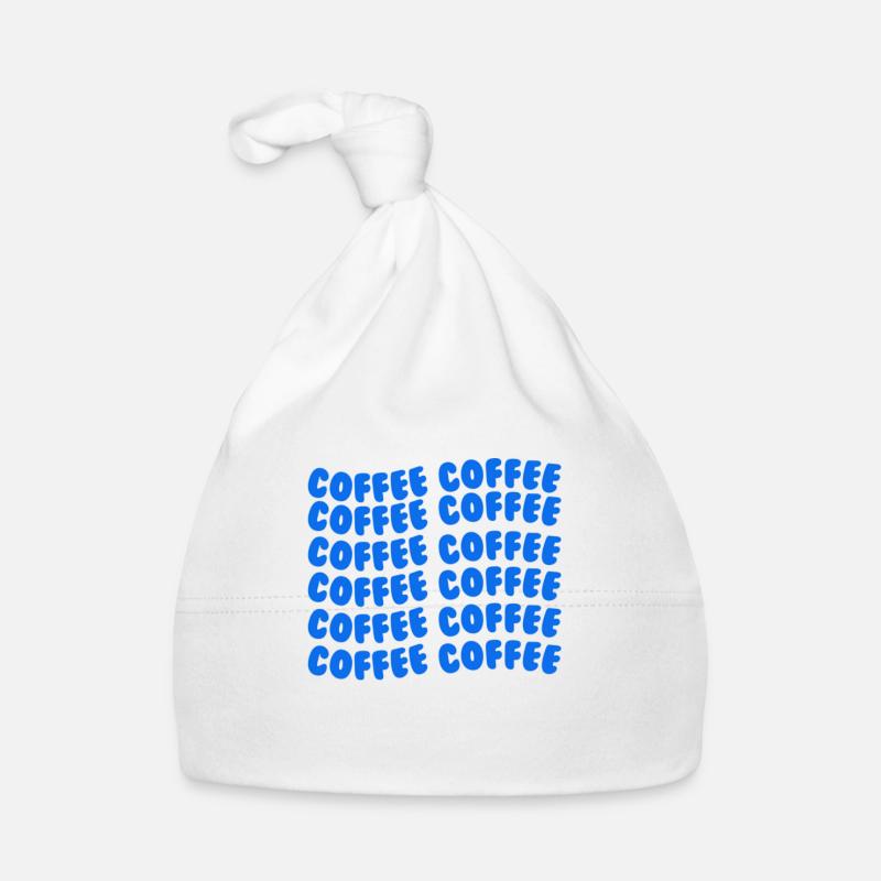 Coffee Coffee Blue Organic Baby Cap