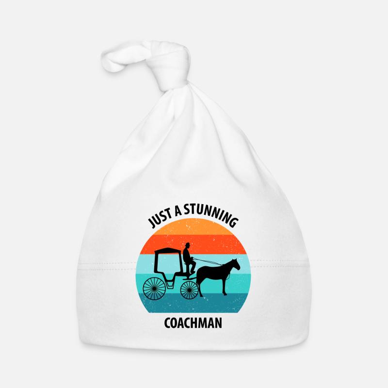 Calèche de cocher Calèche tirée par des chevaux Calèche Bonnet bio Bébé