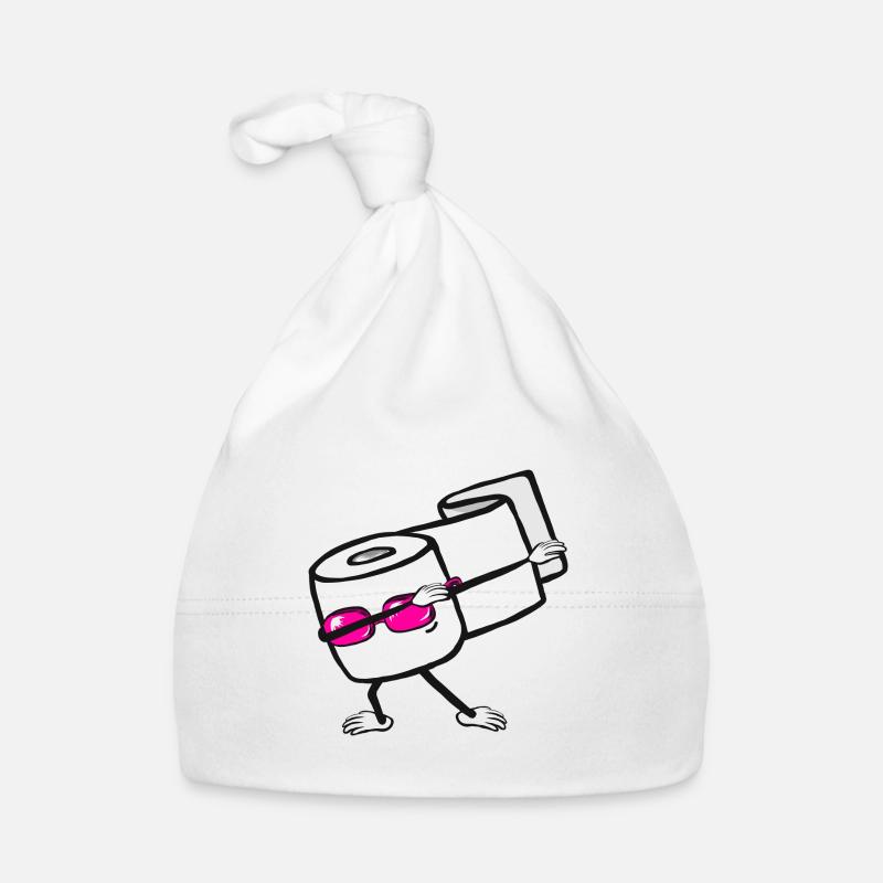Toilettenpapier Dabbing Geschenk Baby Bio-Mütze