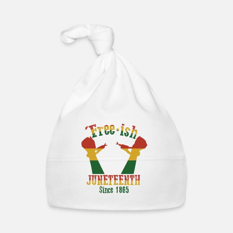 Juneteenth Black History Day Pride Gift Organic Baby Cap