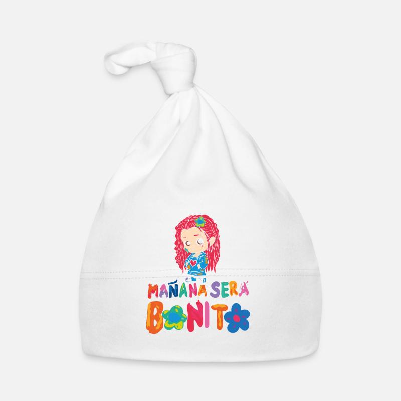 Mañana Será Bonito Drôles de points positifs espagnols Bonnet bio Bébé