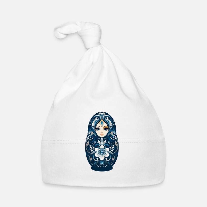 Russian nesting doll Organic Baby Cap