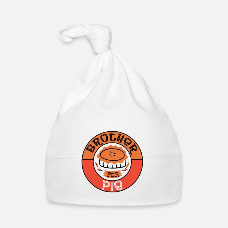 Funny Pumpkin Pie Brother Cake Lovers Organic Baby Cap