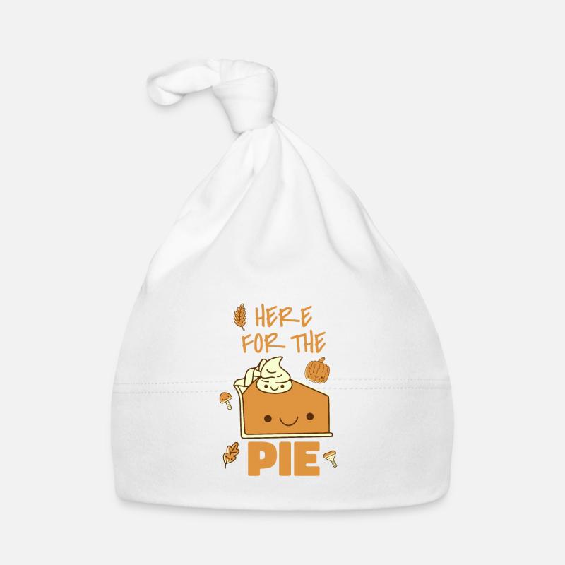 Here for the pie pumpkin pie Thanksgiving Organic Baby Cap