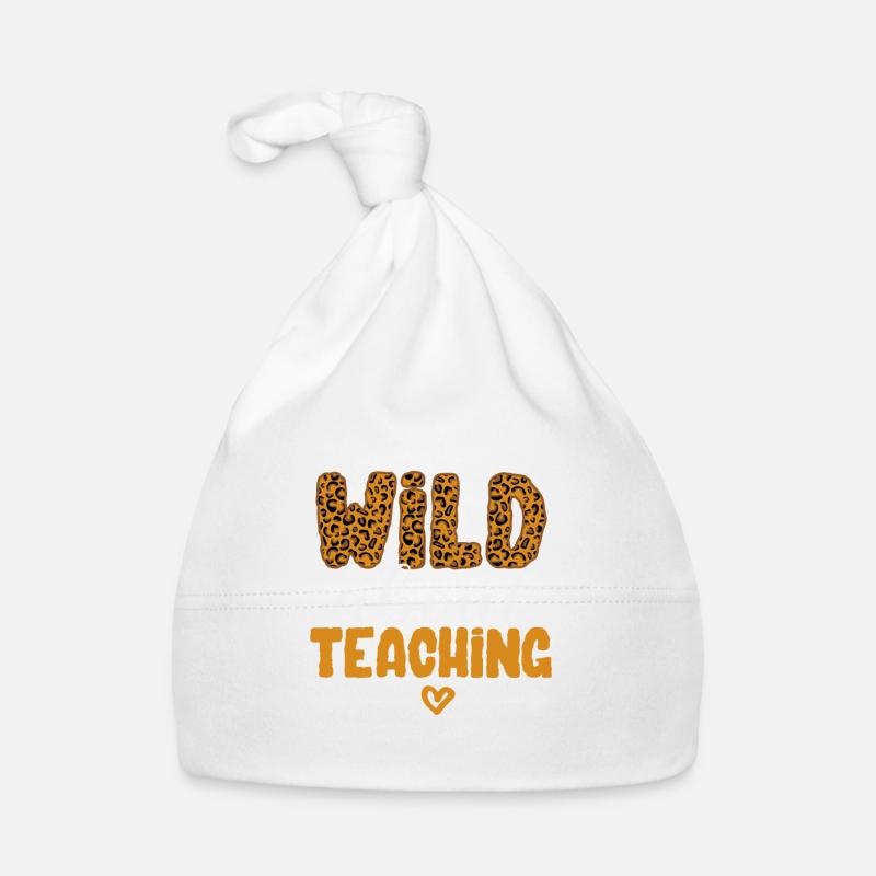 Wild About Teaching Lehrer Schule Pre-K Tier Baby Bio-Mütze